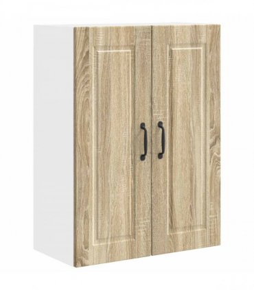 vidaXL Wall Cabinet PORTO Sonoma Oak 80 x 31 x 80 cm Engineered Wood — Model: 1x wall cabinet (2 doors)