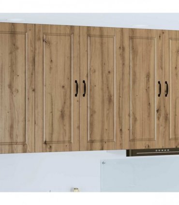 vidaXL Wall Cabinet PORTO Artisan Oak 80 x 31 x 100 cm Engineered Wood — Model: 1x wall cabinet (2 doors)
