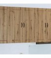 vidaXL Wall Cabinet PORTO Artisan Oak 80 x 31 x 100 cm Engineered Wood — Model: 1x wall cabinet (2 doors)