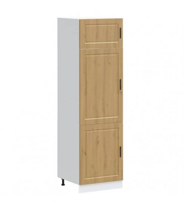 vidaXL Kitchen Cupboard "Porto" Artisan Oak Engineered Wood — Size: 60 x 57 x 207 cm, Model: 1x cupboard
