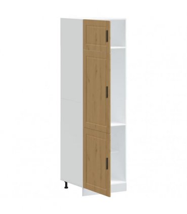 vidaXL Kitchen Cupboard "Porto" Artisan Oak Engineered Wood — Size: 60 x 57 x 207 cm, Model: 1x cupboard