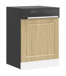 vidaXL Dishwasher Panel Porto Sonoma Oak 60x1.5x57 cm Engineered Wood — Size: 60 x 1.5 x 67 cm, Model: 1x dishwasher panel