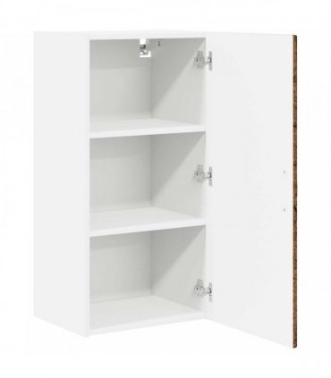 vidaXL Wall Cabinet PORTO Old Wood 40 x 31 x 80 cm Engineered Wood — Model: 1x wall cabinet (1 door)