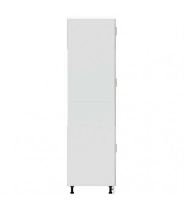 vidaXL Kitchen Cupboard "Porto" Concrete Grey Engineered Wood — Size: 60 x 57 x 207 cm, Model: 1x cupboard