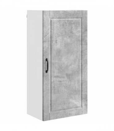 vidaXL Wall Cabinet PORTO Concrete Grey 50 x 31 x 100 cm — Model: 1x wall cabinet (1 door)