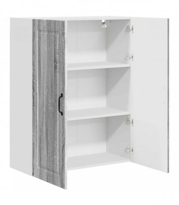 vidaXL Wall Cabinet PORTO Grey Sonoma 80 x 31 x 100 cm Engineered Wood — Model: 1x wall cabinet (2 doors)