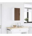vidaXL Kitchen Wall Cabinet Porto Brown Oak Engineered Wood — Size: 30 x 31 x 60 cm, Model: 1x wall cabinet (1 door)