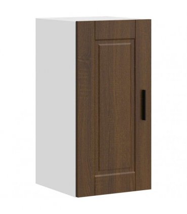 vidaXL Kitchen Wall Cabinet Porto Brown Oak Engineered Wood — Size: 30 x 31 x 60 cm, Model: 1x wall cabinet (1 door)