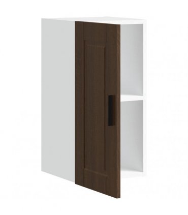 vidaXL Kitchen Wall Cabinet Porto Brown Oak Engineered Wood — Size: 30 x 31 x 60 cm, Model: 1x wall cabinet (1 door)