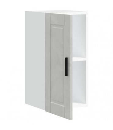 vidaXL Kitchen Wall Cabinet Porto Concrete Grey Engineered Wood — Size: 30 x 31 x 60 cm, Model: 1x wall cabinet (1 door)