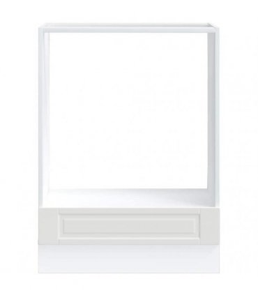 vidaXL Oven Cabinet Porto White Engineered Wood — Size: 60 x 46 x 81.5 cm, Model: 1x oven cabinet