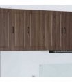 vidaXL Wall Cabinet PORTO Brown Oak 50 x 31 x 80 cm Engineered Wood — Model: 1x wall cabinet (1 door)