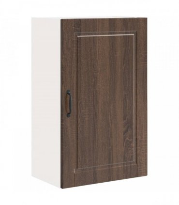 vidaXL Wall Cabinet PORTO Brown Oak 50 x 31 x 80 cm Engineered Wood — Model: 1x wall cabinet (1 door)