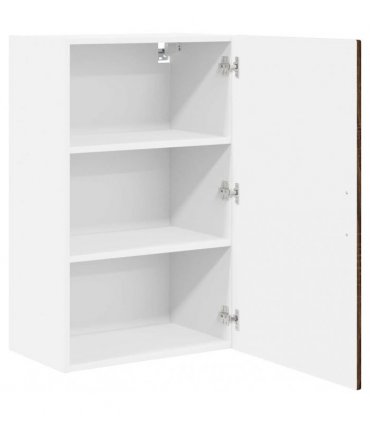 vidaXL Wall Cabinet PORTO Brown Oak 50 x 31 x 80 cm Engineered Wood — Model: 1x wall cabinet (1 door)