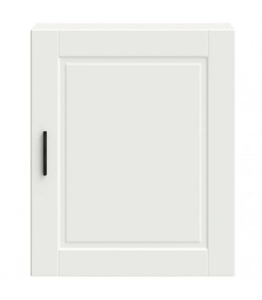 vidaXL Kitchen Wall Cabinet Porto White Engineered Wood — Size: 50 x 31 x 60 cm, Model: 1x wall cabinet (1 door)