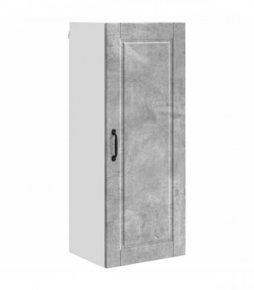 vidaXL Wall Cabinet PORTO Concrete Grey 40 x 31 x 100 cm — Model: 1x wall cabinet (1 door)