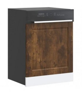 vidaXL Dishwasher Panel Porto Smoked Oak 60x1.5x57 cm Engineered Wood — Size: 60 x 1.5 x 67 cm, Model: 1x dishwasher panel