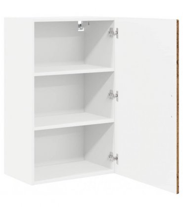 vidaXL Wall Cabinet PORTO Old Wood 50 x 31 x 80 cm Engineered Wood — Model: 1x wall cabinet (1 door)