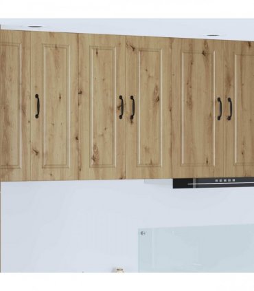 vidaXL Wall Cabinet PORTO Artisan Oak 60 x 31 x 80 cm Engineered Wood — Model: 1x wall cabinet (2 doors)