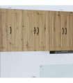 vidaXL Wall Cabinet PORTO Artisan Oak 60 x 31 x 80 cm Engineered Wood — Model: 1x wall cabinet (2 doors)