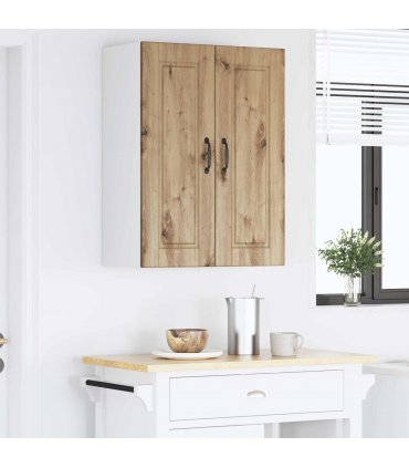 vidaXL Wall Cabinet PORTO Artisan Oak 60 x 31 x 80 cm Engineered Wood — Model: 1x wall cabinet (2 doors)