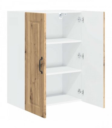 vidaXL Wall Cabinet PORTO Artisan Oak 60 x 31 x 80 cm Engineered Wood — Model: 1x wall cabinet (2 doors)