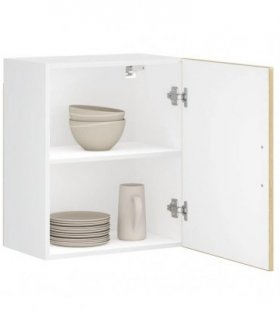 vidaXL Kitchen Wall Cabinet Porto Sonoma Oak Engineered Wood — Size: 50 x 31 x 60 cm, Model: 1x wall cabinet (1 door)
