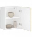 vidaXL Kitchen Wall Cabinet Porto Sonoma Oak Engineered Wood — Size: 50 x 31 x 60 cm, Model: 1x wall cabinet (1 door)