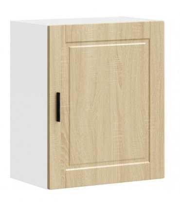 vidaXL Kitchen Wall Cabinet Porto Sonoma Oak Engineered Wood — Size: 50 x 31 x 60 cm, Model: 1x wall cabinet (1 door)