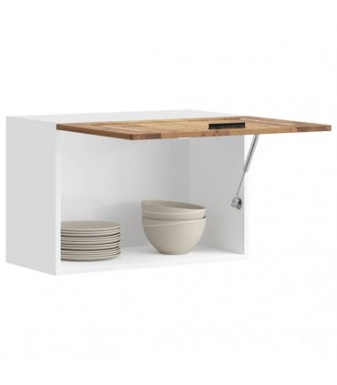 vidaXL Kitchen Wall Cabinet Porto Old Wood Engineered Wood — Size: 60 x 31 x 40 cm, Model: 1x wall cabinet (1 flap door)