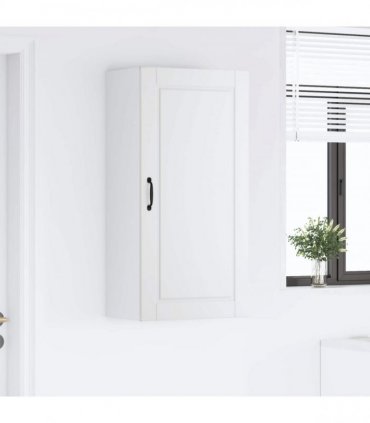 vidaXL Wall Cabinet PORTO White 50 x 31 x 100 cm Engineered Wood — Model: 1x wall cabinet (1 door)