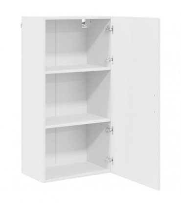 vidaXL Wall Cabinet PORTO White 50 x 31 x 100 cm Engineered Wood — Model: 1x wall cabinet (1 door)