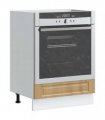 vidaXL Oven Cabinet Porto Artisan Oak Engineered Wood — Size: 60 x 46 x 81.5 cm, Model: 1x oven cabinet