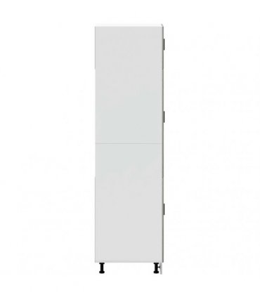 vidaXL Kitchen Cupboard "Porto" Grey Sonoma Engineered Wood — Size: 60 x 57 x 207 cm, Model: 1x cupboard