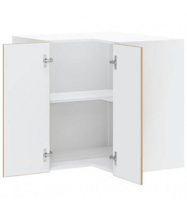vidaXL Kitchen Wall Corner Cabinet "Porto" Artisan Oak Engineered Wood — Size: 57 x 57 x 60 cm, Model: 1x wall corner cabinet