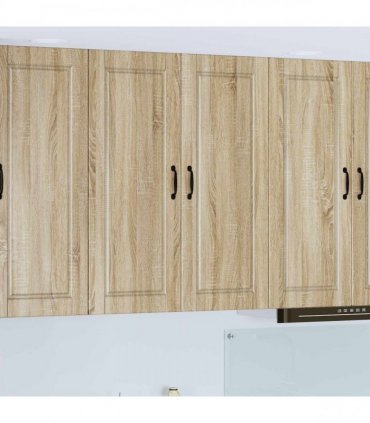 vidaXL Wall Cabinet PORTO Sonoma Oak 80 x 31 x 100 cm Engineered Wood — Model: 1x wall cabinet (2 doors)