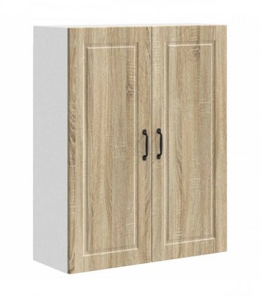 vidaXL Wall Cabinet PORTO Sonoma Oak 80 x 31 x 100 cm Engineered Wood — Model: 1x wall cabinet (2 doors)
