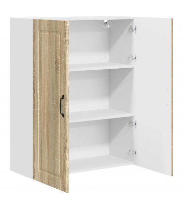 vidaXL Wall Cabinet PORTO Sonoma Oak 80 x 31 x 100 cm Engineered Wood — Model: 1x wall cabinet (2 doors)