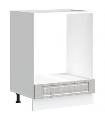 vidaXL Oven Cabinet Porto Grey Sonoma Engineered Wood — Size: 60 x 46 x 81.5 cm, Model: 1x oven cabinet