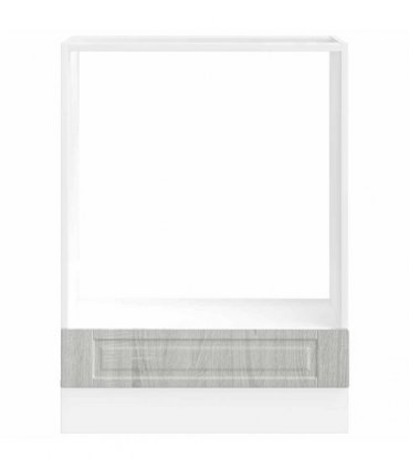 vidaXL Oven Cabinet Porto Grey Sonoma Engineered Wood — Size: 60 x 46 x 81.5 cm, Model: 1x oven cabinet