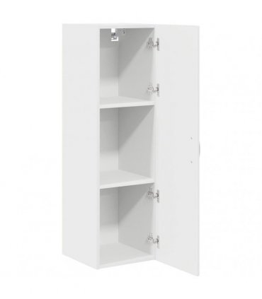 vidaXL Wall Cabinet PORTO White 30 x 31 x 100 cm Engineered Wood — Model: 1x wall cabinet (1 door)