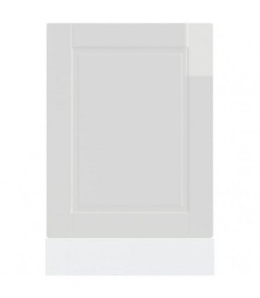 vidaXL Dishwasher Panel Porto High Gloss White 45x1,5x57 cm Engineered Wood — Size: 45 x 1.5 x 67 cm, Model: 1x dishwasher panel