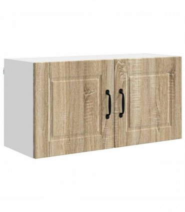 vidaXL Wall Cabinet PORTO Sonoma Oak 80 x 31 x 40 cm Engineered Wood — Model: 1x wall cabinet (2 doors)