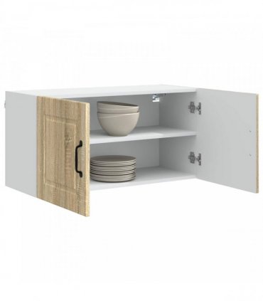 vidaXL Wall Cabinet PORTO Sonoma Oak 80 x 31 x 40 cm Engineered Wood — Model: 1x wall cabinet (2 doors)