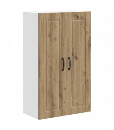 vidaXL Wall Cabinet PORTO Artisan Oak 60 x 31 x 100 cm Engineered Wood — Model: 1x wall cabinet (2 doors)