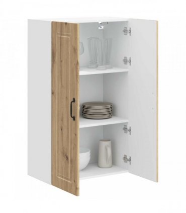 vidaXL Wall Cabinet PORTO Artisan Oak 60 x 31 x 100 cm Engineered Wood — Model: 1x wall cabinet (2 doors)