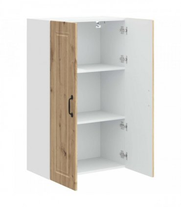 vidaXL Wall Cabinet PORTO Artisan Oak 60 x 31 x 100 cm Engineered Wood — Model: 1x wall cabinet (2 doors)