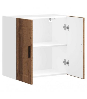 vidaXL Kitchen Wall Cabinet Porto Old Wood Engineered Wood — Size: 60 x 31 x 60 cm, Model: 1x wall cabinet (2 doors)