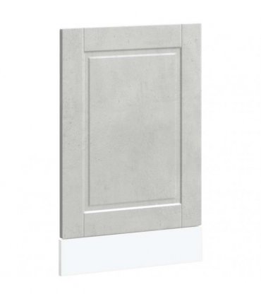 vidaXL Dishwasher Panel Porto Concrete Grey 45x1,5x57 cm Engineered Wood — Size: 45 x 1.5 x 67 cm, Model: 1x dishwasher panel