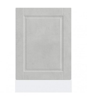 vidaXL Dishwasher Panel Porto Concrete Grey 45x1,5x57 cm Engineered Wood — Size: 45 x 1.5 x 67 cm, Model: 1x dishwasher panel